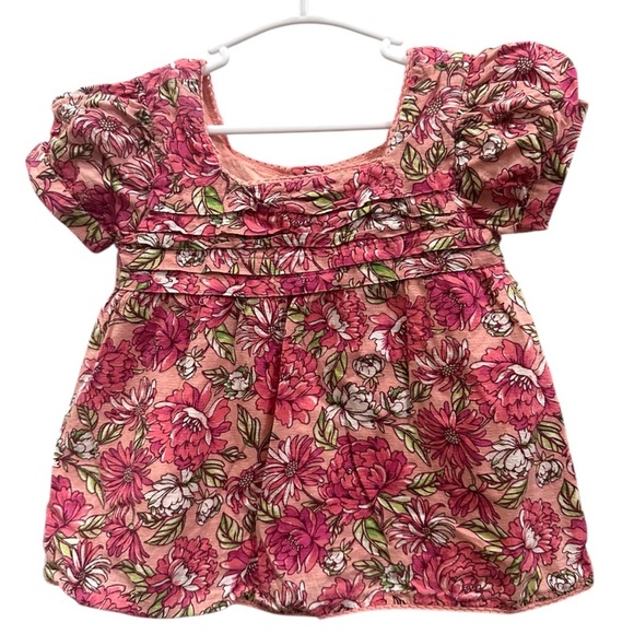 Tommy Bahama Little Girls 24M Floral Tropical Short Set Outfit Beach Summer - Picture 2 of 5